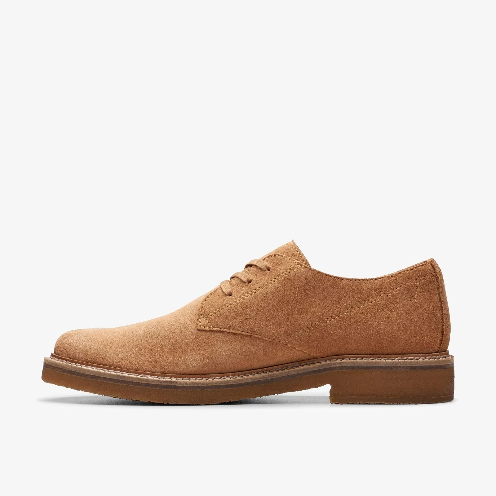 Clarks Men's Clarkdale Derby Light Tan Suede