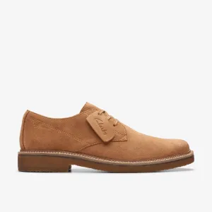 Clarks Men's Clarkdale Derby Light Tan Suede