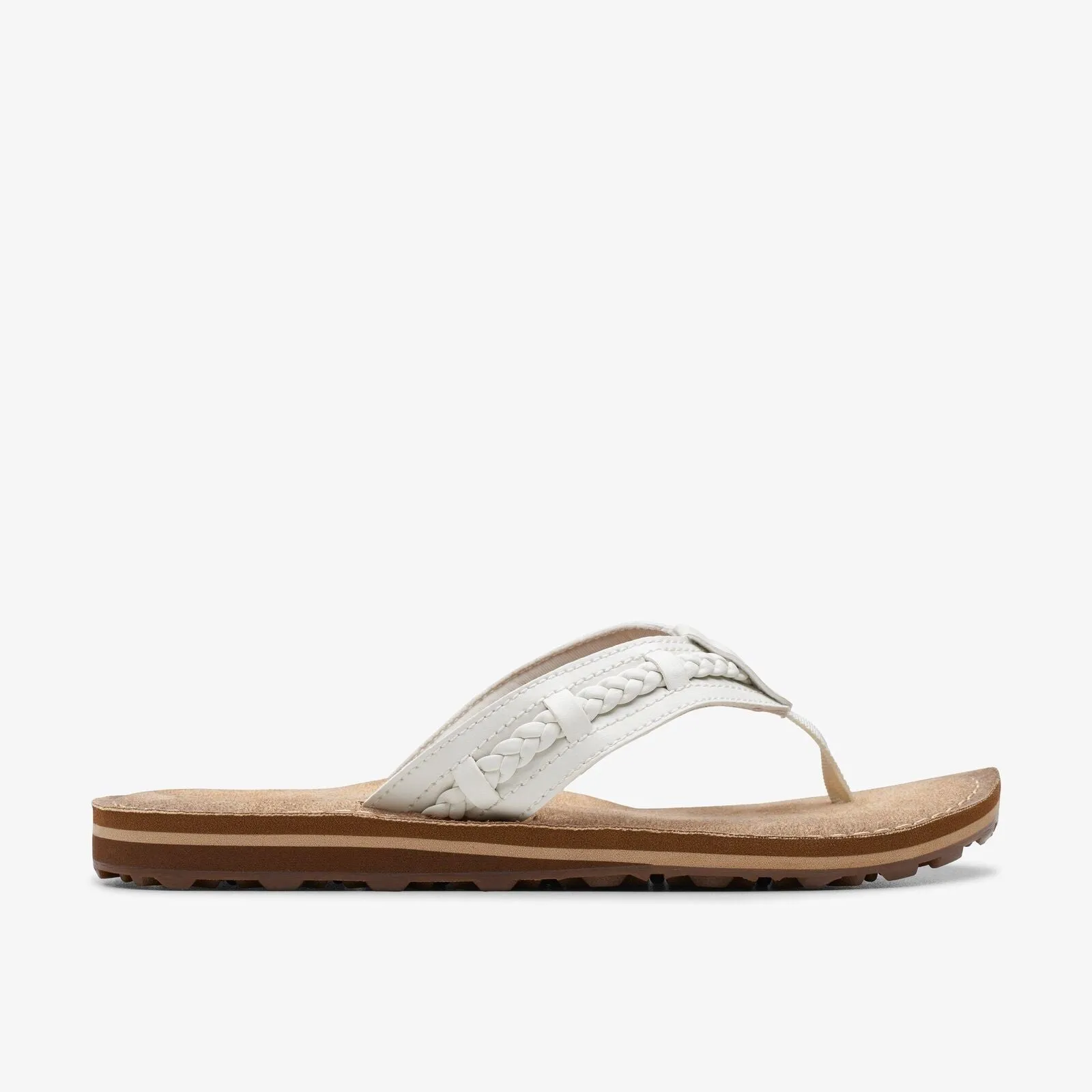 Clarks Women's Fenner Nerice M Off White 26178019