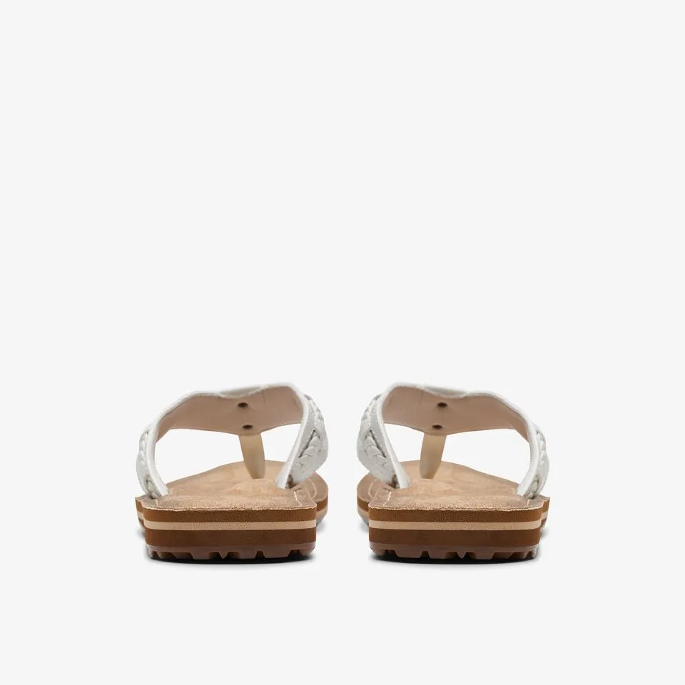 Clarks Women's Fenner Nerice M Off White 26178019
