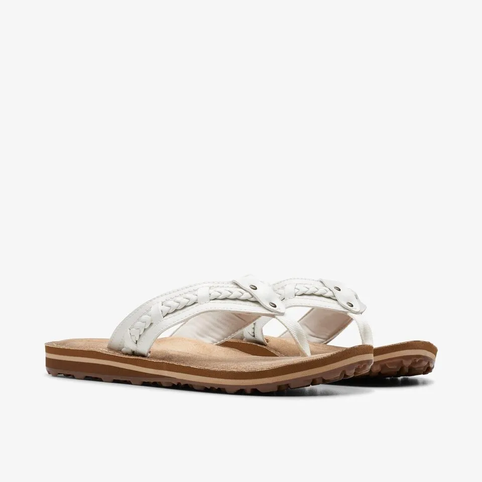 Clarks Women's Fenner Nerice M Off White 26178019