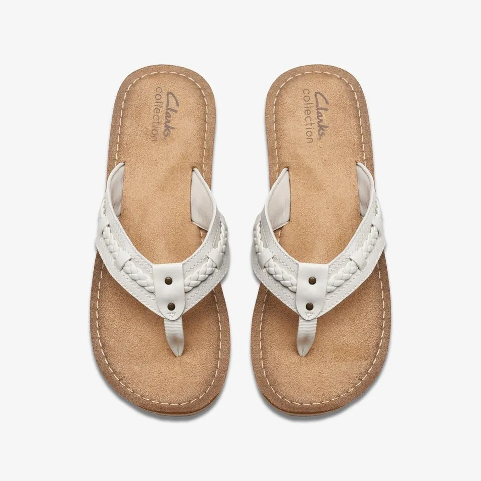 Clarks Women's Fenner Nerice M Off White 26178019