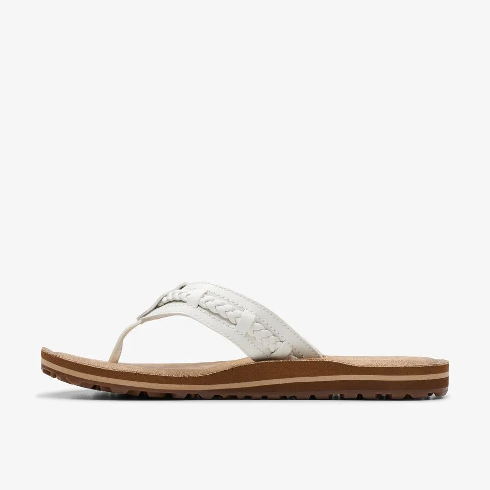Clarks Women's Fenner Nerice M Off White 26178019