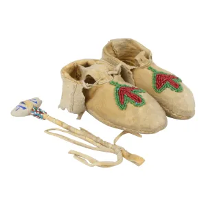 Coeur D'alene Child's Moccasins