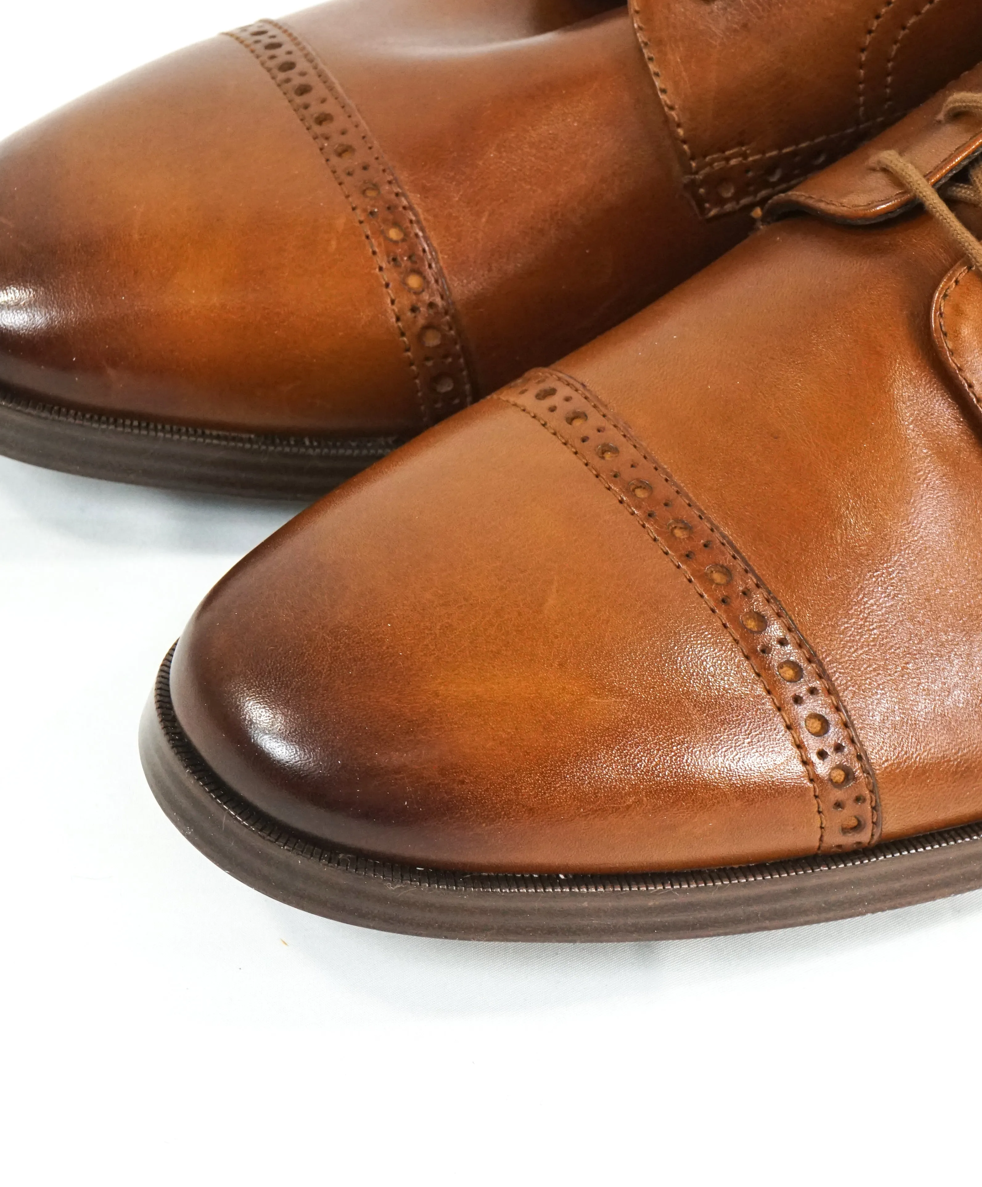 COLE HAAN - Brown Cap Toe Brogue Oxfords "Grand OS” - 12