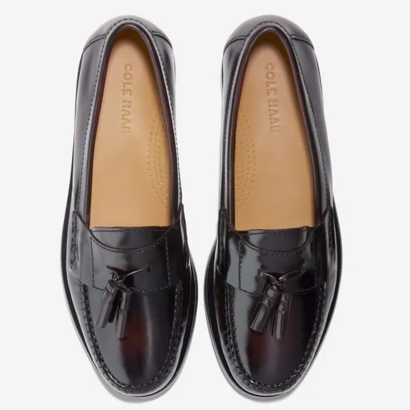 Cole Haan Men’s Pinch Tassel Loafer in burgundy Sz 11.5 Width D