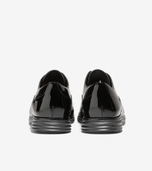 Cole Haan Women's ØriginalGrand Plain Toe Oxford Black Patent Black W30108