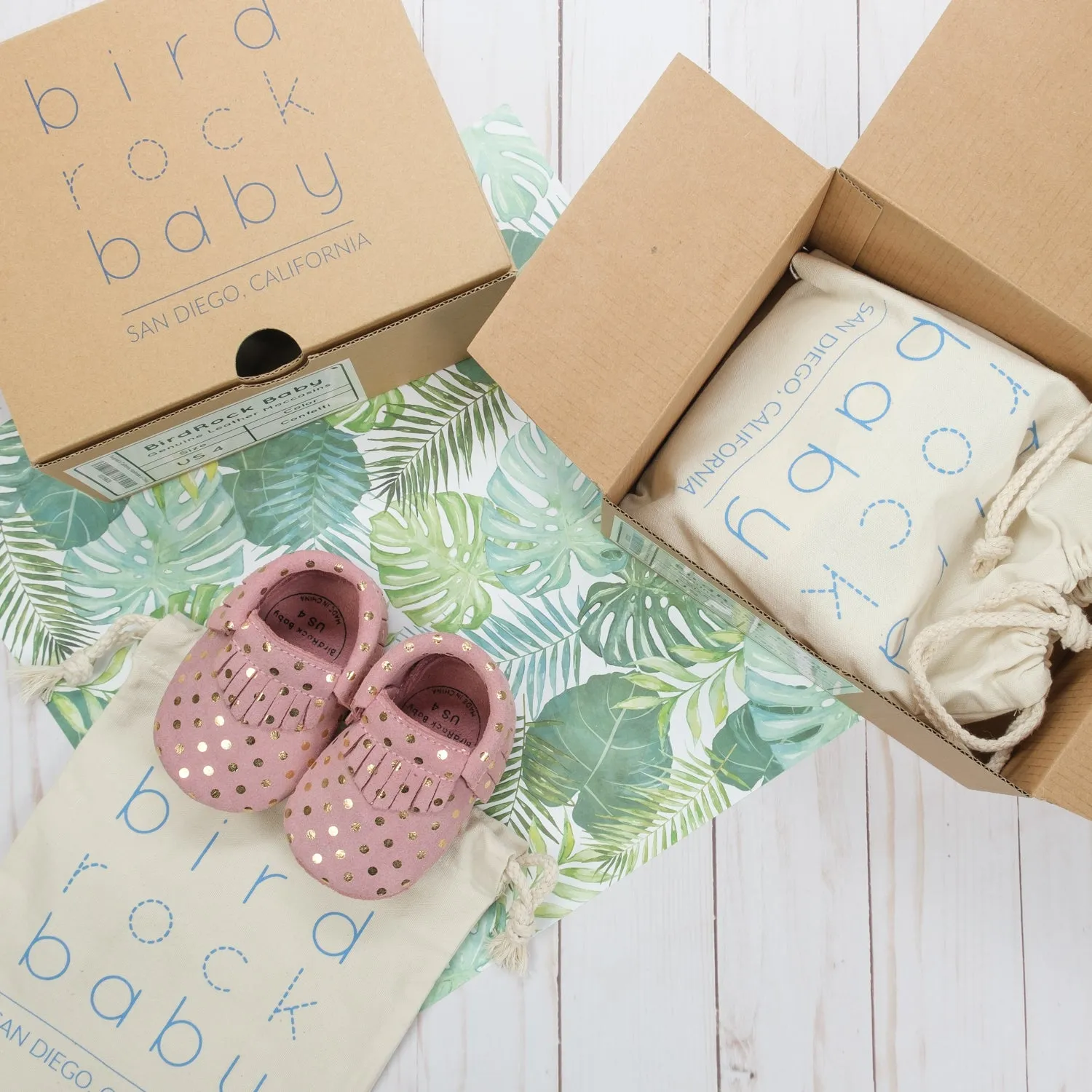 Confetti Baby Moccasins