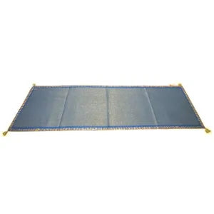 Cotton Handloom Table Top Runner with Tassel Fringe Accent