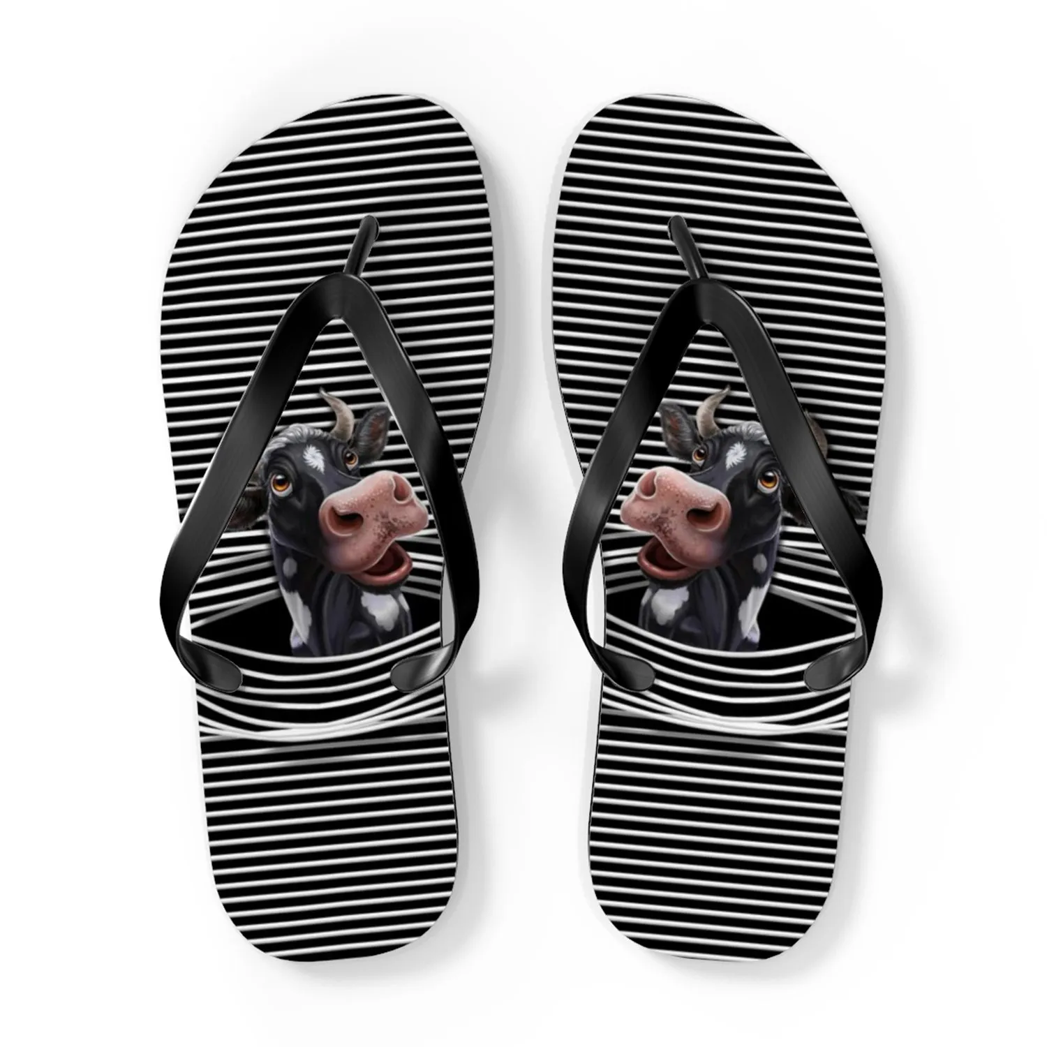 Cow Hole Flip Flops