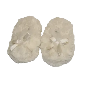 Cream Fluffy Slippers