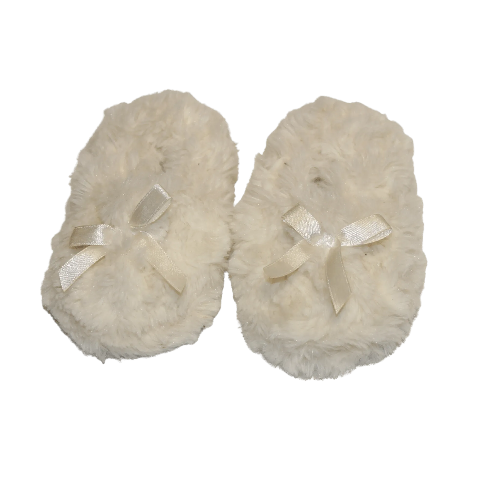 Cream Fluffy Slippers