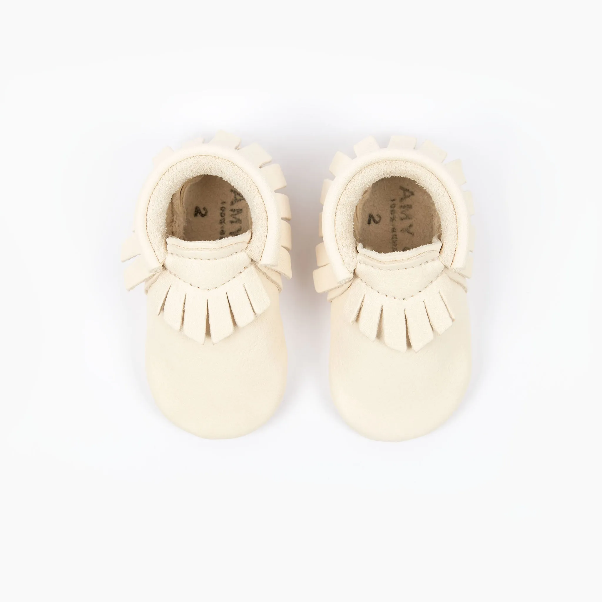 CREAM MOCCASINS