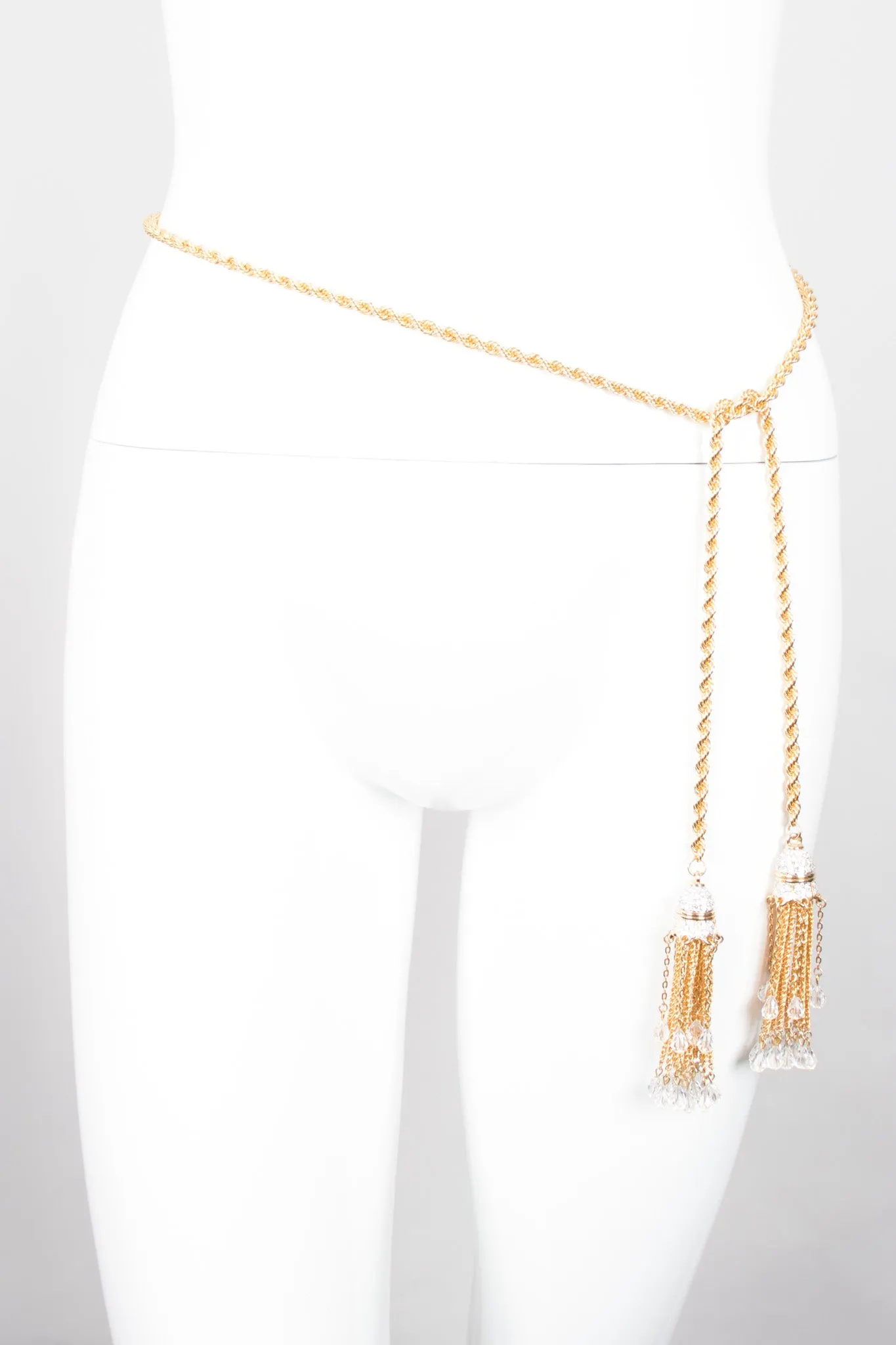 Crystal Tassel Wrap Necklace