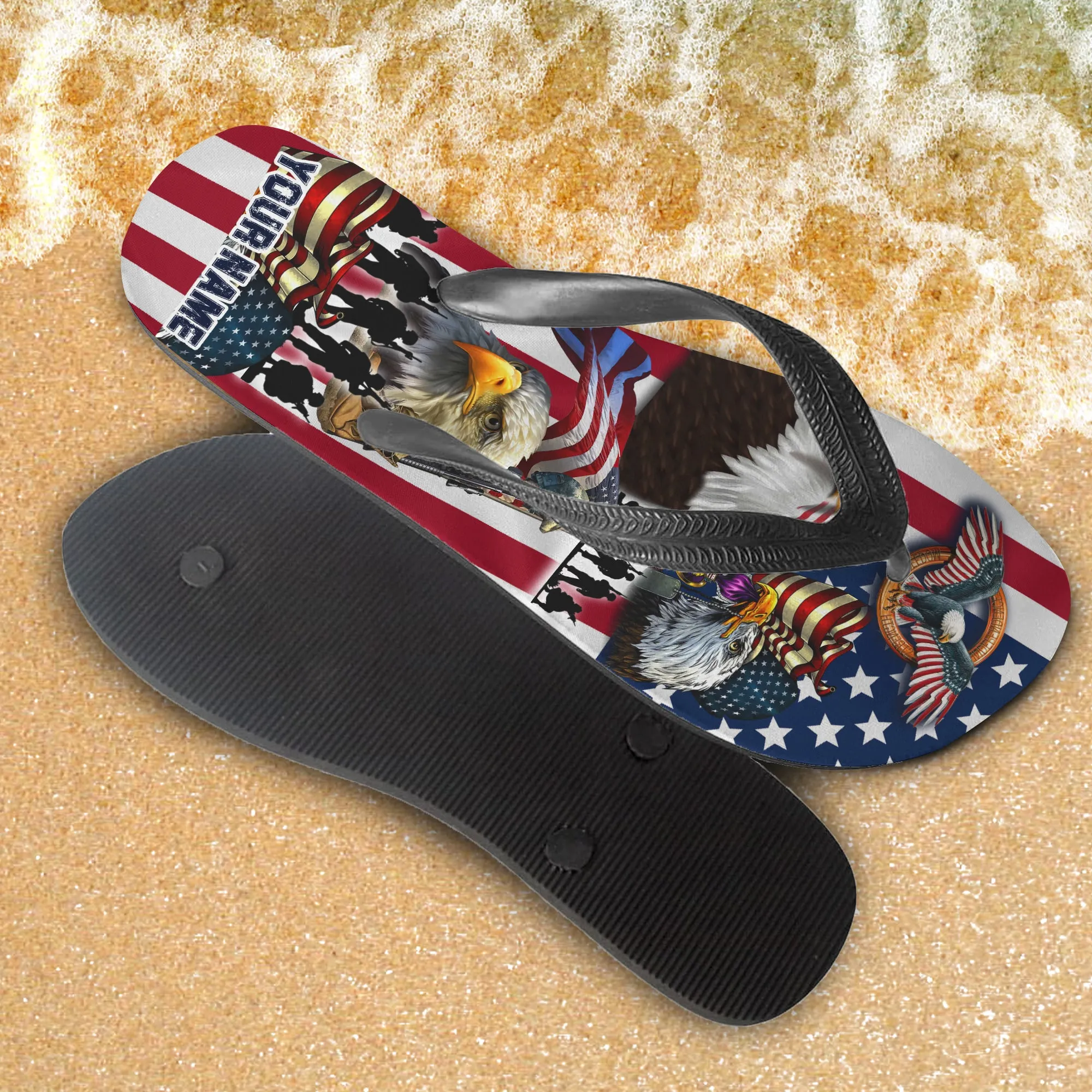 Custom Flip Flops - America - Fuly 12