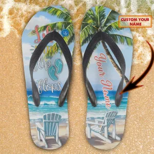 Custom Flip Flops - Beach - Fuly 22