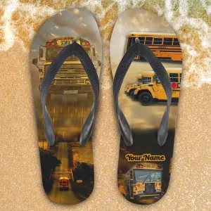 Custom Flip Flops - Buses - Fuly 9