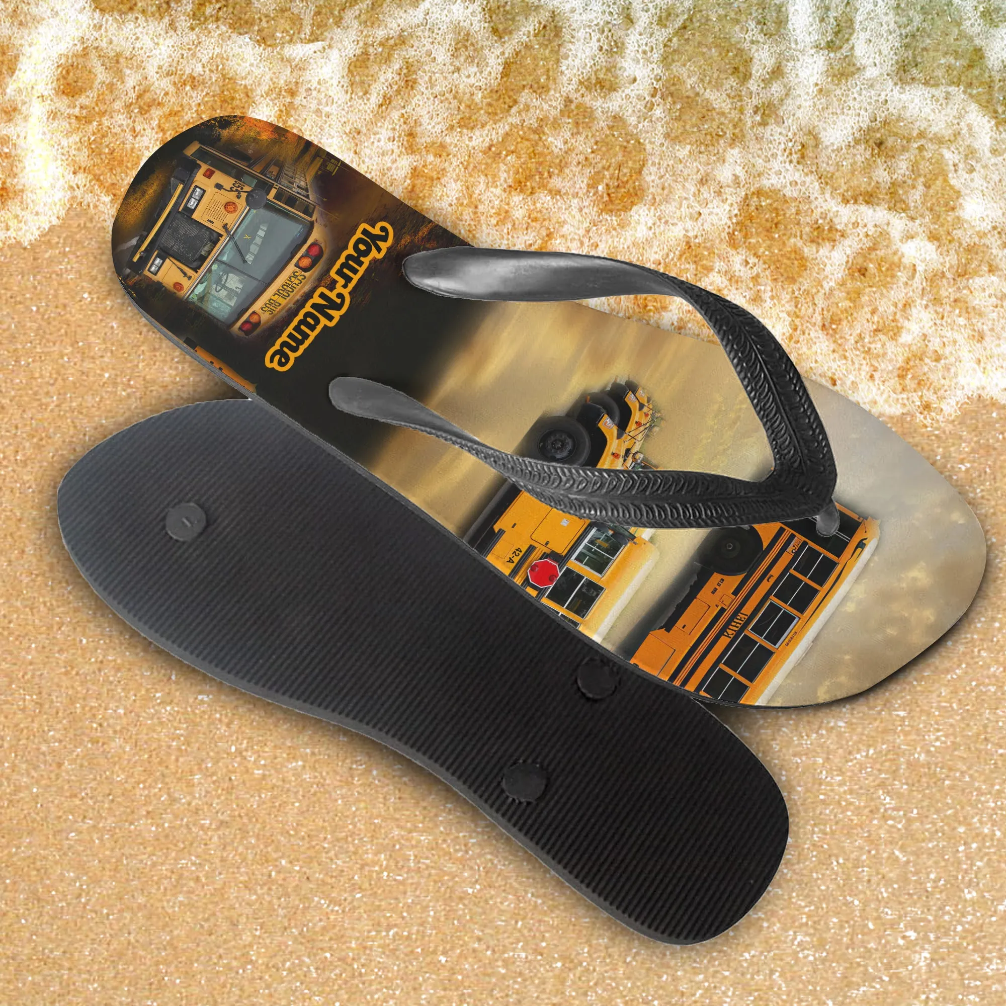 Custom Flip Flops - Buses - Fuly 9