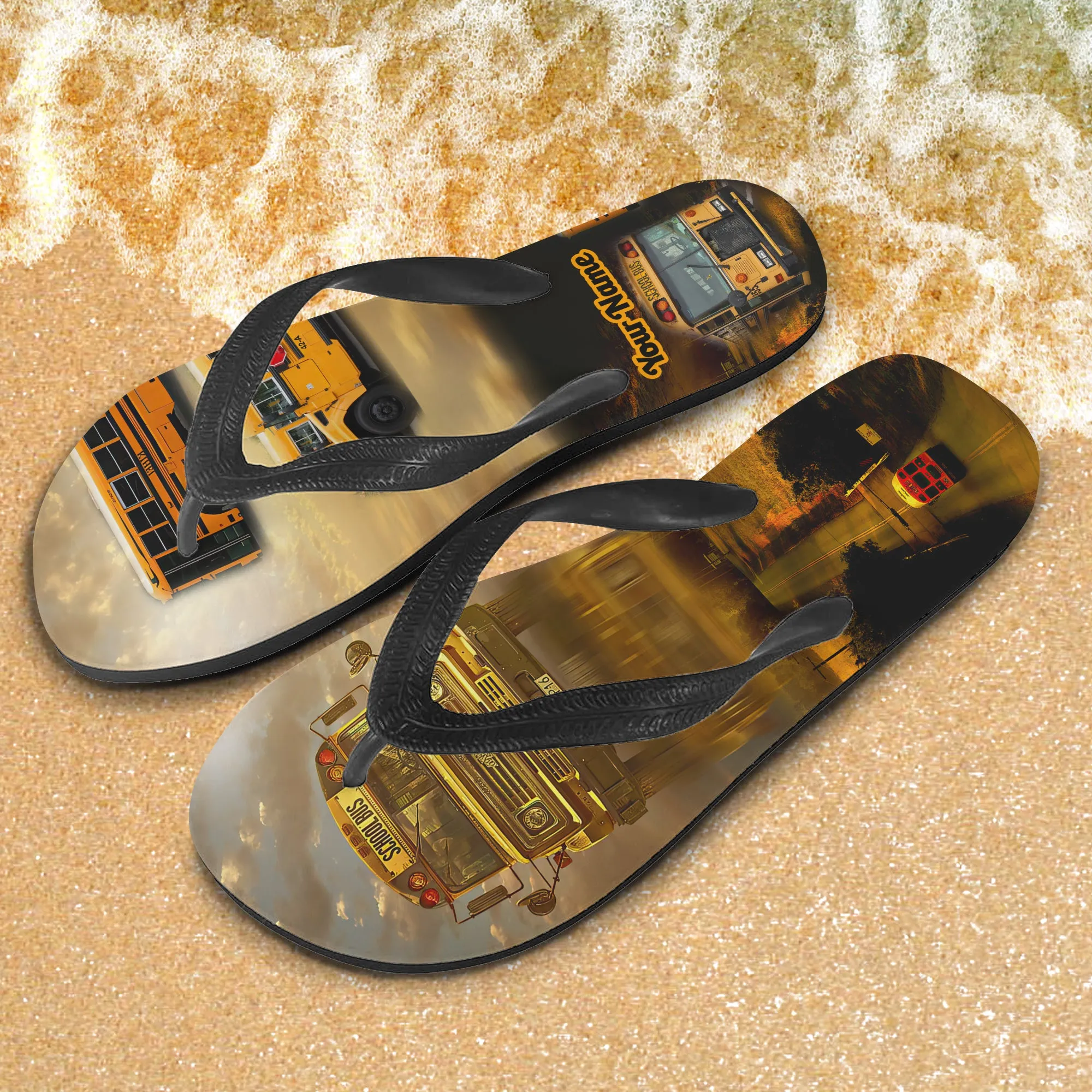 Custom Flip Flops - Buses - Fuly 9