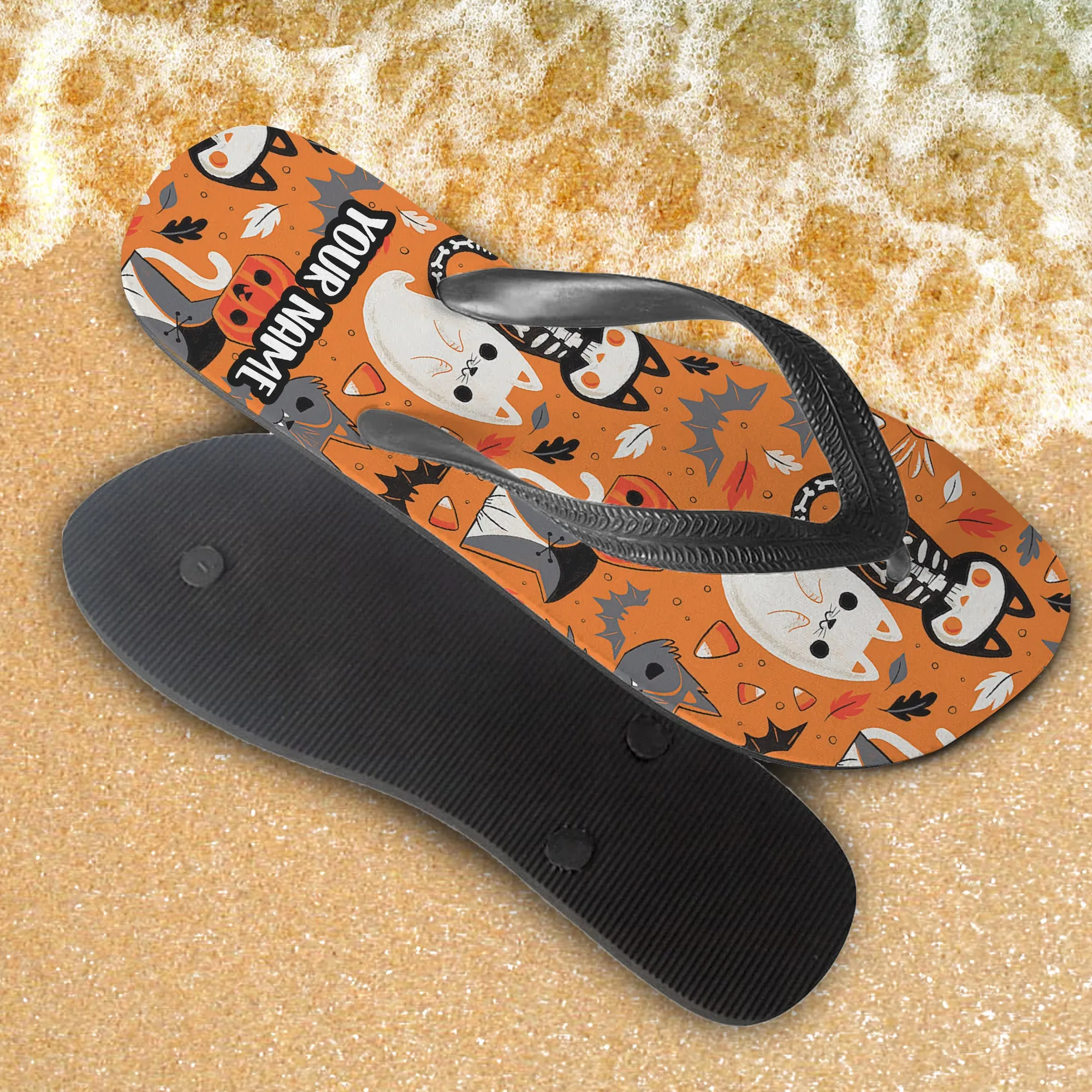 Custom Flip Flops - Halloween - Dp98 - Dp397