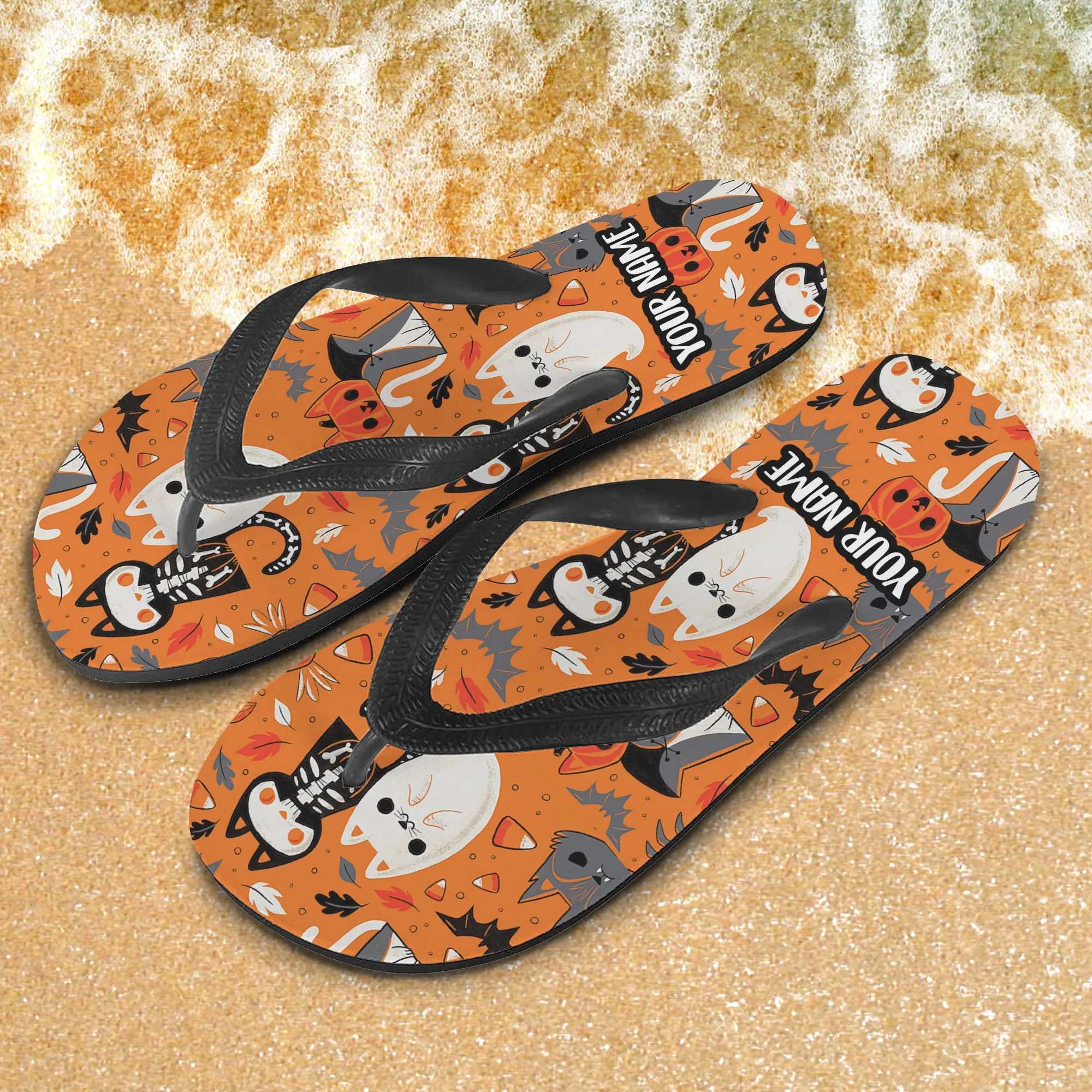 Custom Flip Flops - Halloween - Dp98 - Dp397