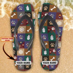 Custom Flip Flops - Paws - Dp98 - Dp387