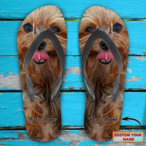 Custom Flip Flops - Yorkie - Fuly 10