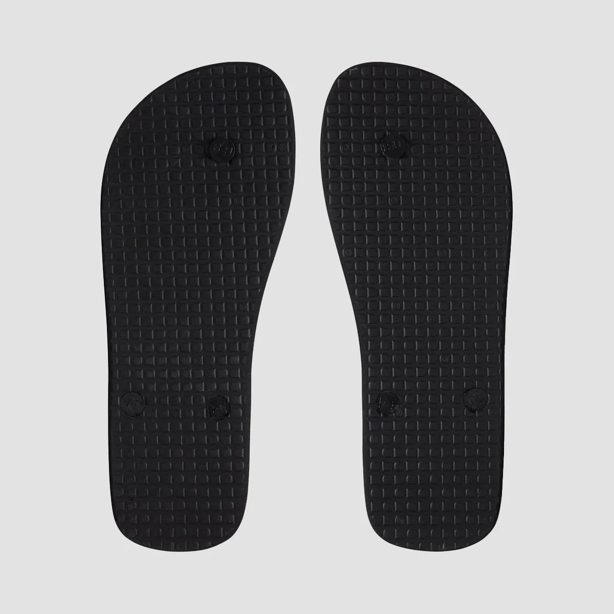 DC Spray Flip Flops Black/Black/White