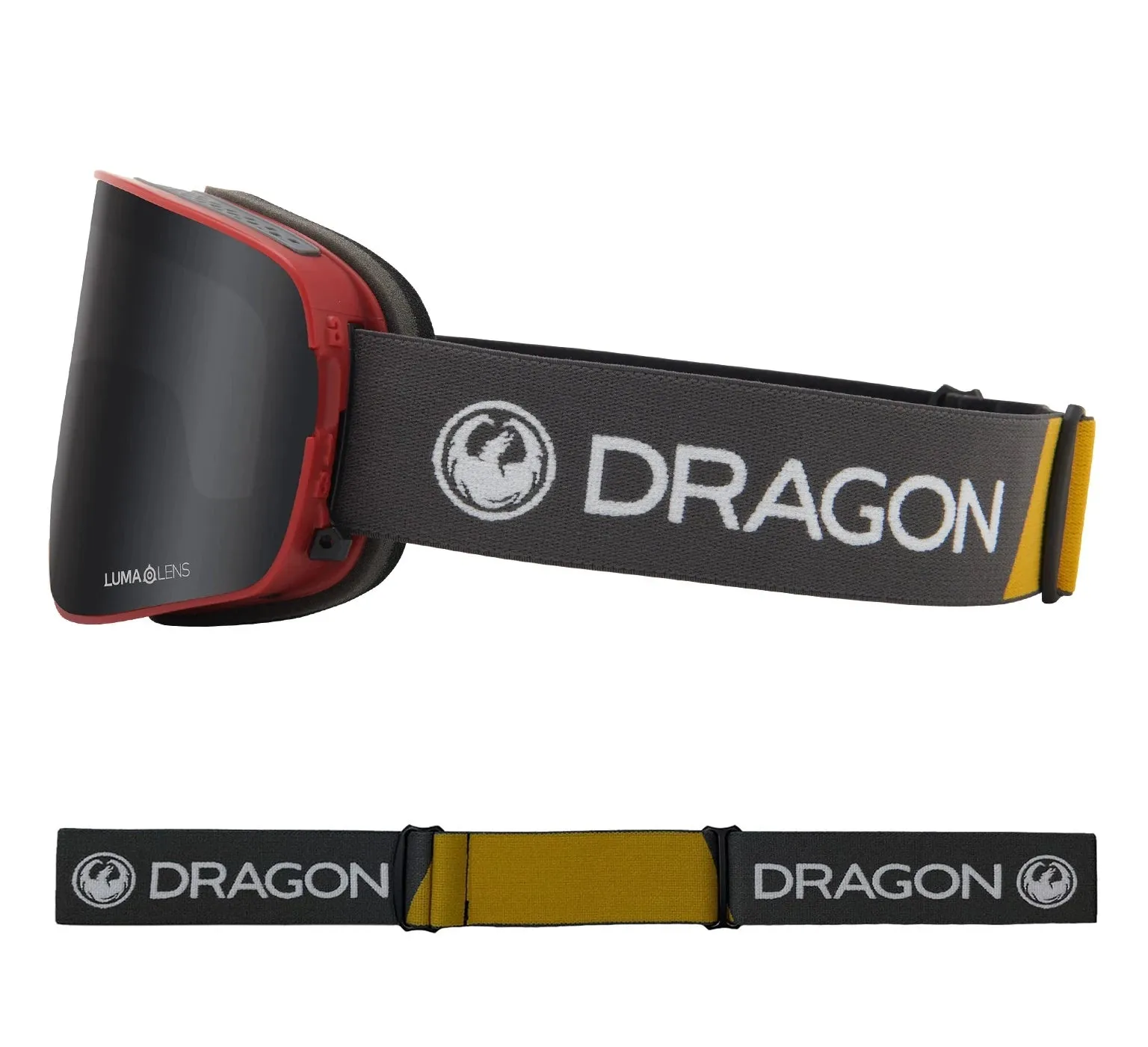 Dragon NFX2 Snow Goggles 2022 Block Red / Lumalens Dark Smoke   Spare Lens