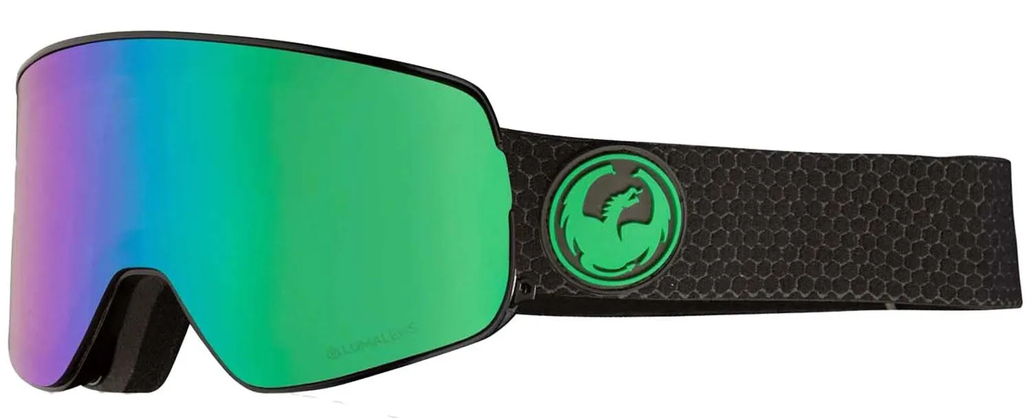 Dragon NFX2 Snow Goggles Split / Lumalens Green Ion   Lumalens Amber