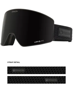 Dragon PXV2 Asian Fit Snow Goggles Midnight / Lumalens Midnight Ion   Spare Lens
