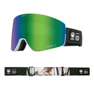 Dragon PXV2 Snow Goggles 2022 Alpine Camo / Lumalens Green Ion   Spare Lens