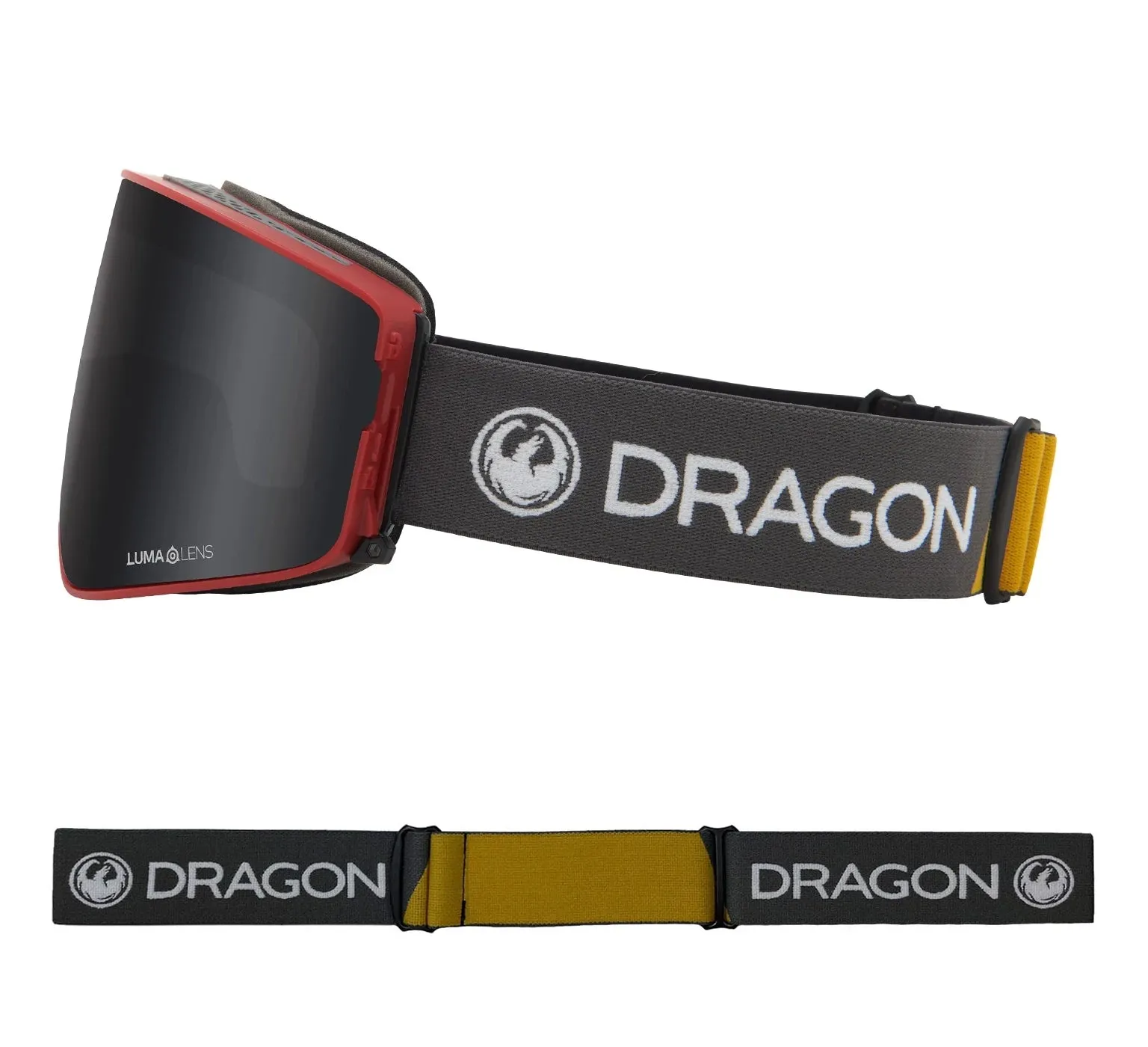 Dragon PXV2 Snow Goggles 2022 Block Red / Lumalens Dark Smoke   Spare Lens