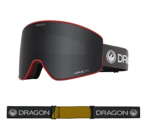 Dragon PXV2 Snow Goggles 2022 Block Red / Lumalens Dark Smoke   Spare Lens
