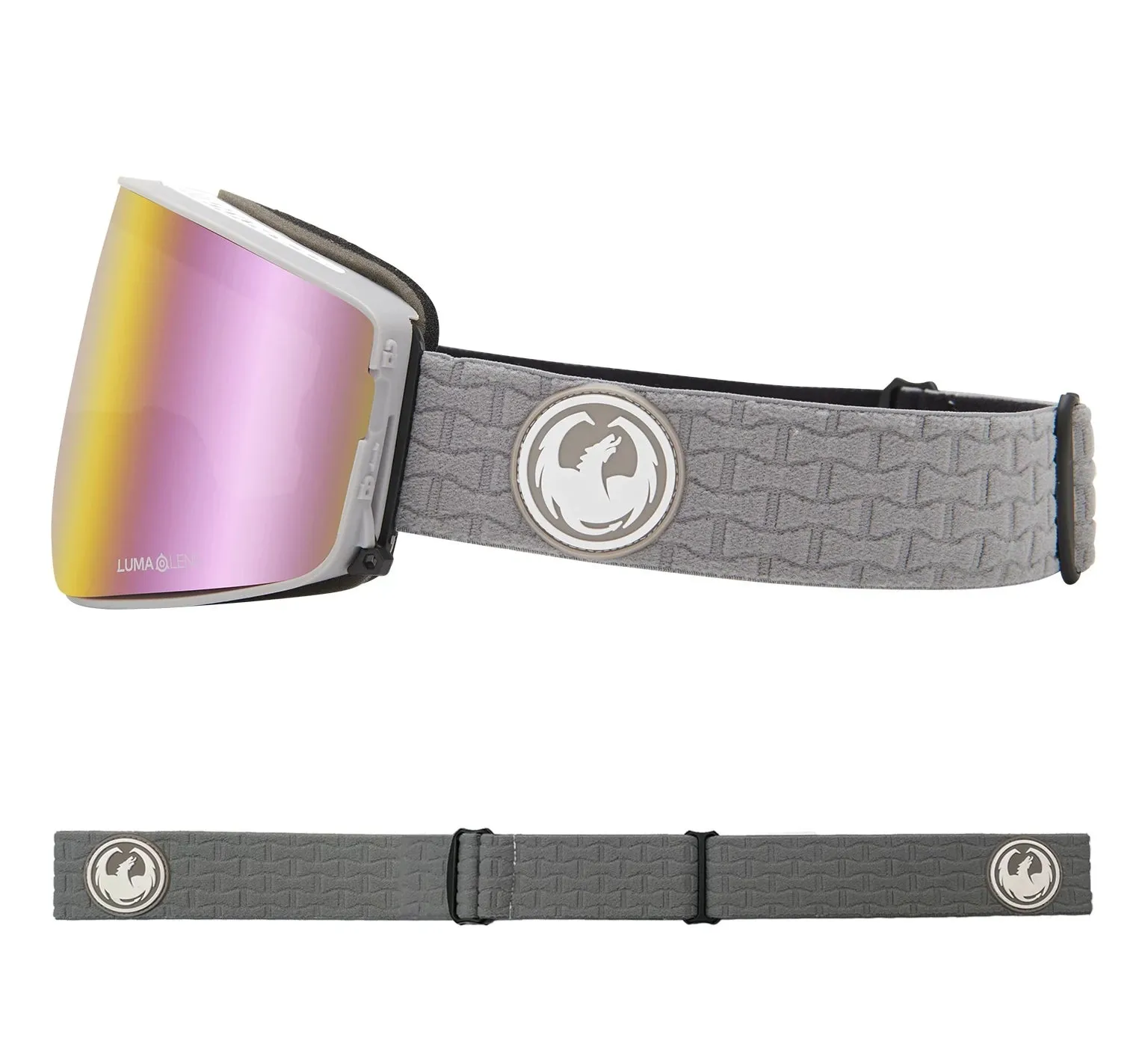 Dragon PXV2 Snow Goggles 2022 Cool Grey / Lumalens Pink Ion   Spare Lens