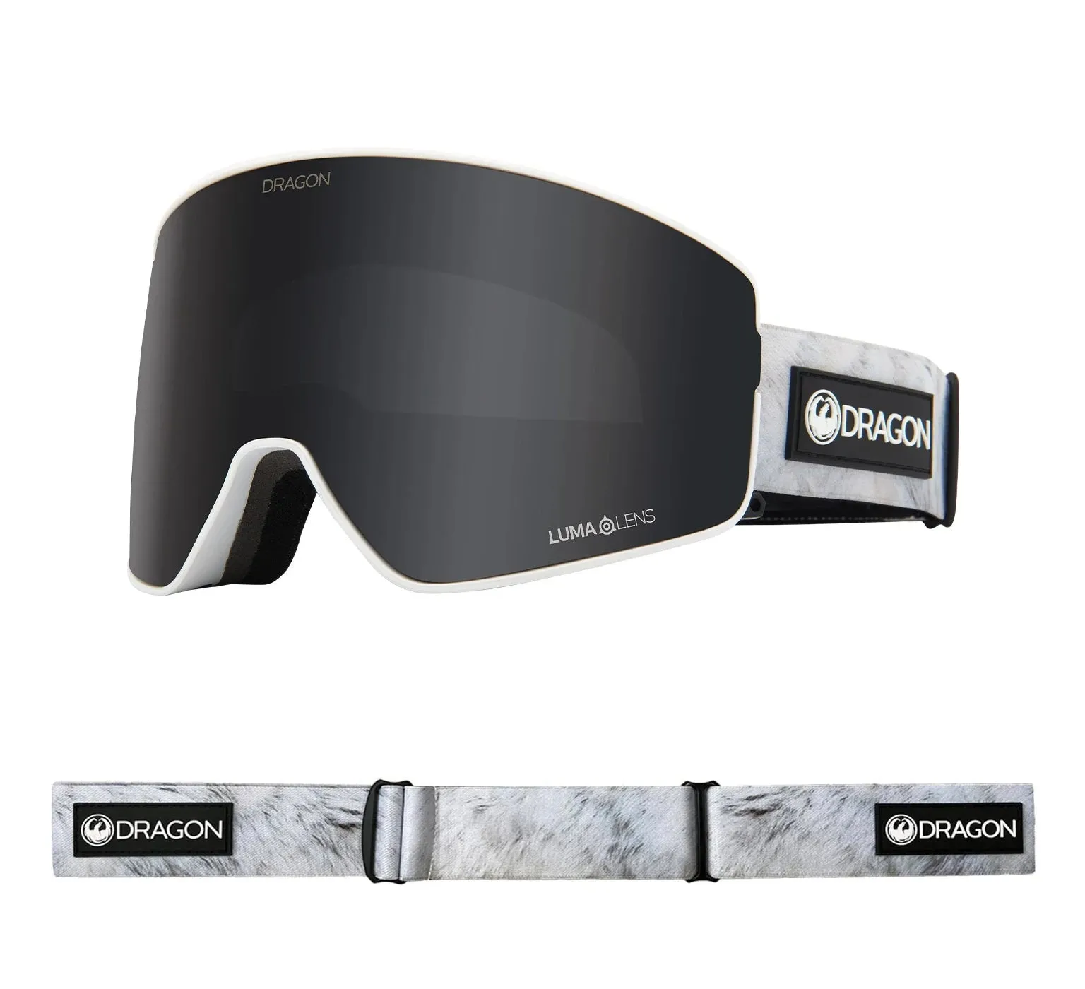 Dragon PXV2 Snow Goggles 2022 Winter Hare / Lumalens Dark Smoke   Spare Lens