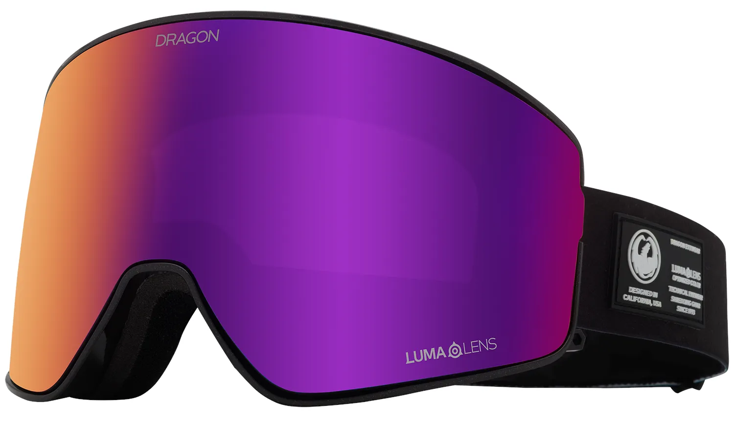Dragon PXV2 Snow Goggles Black Pearl / Lumalens Purple Ion   Lumalens Amber