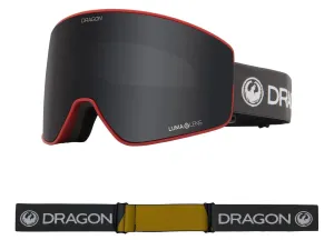 Dragon PXV2 Snow Goggles Block Red / Lumalens Dark Smoke   Lumalens Rose