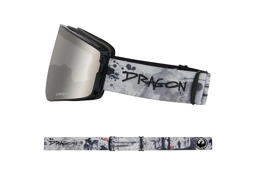 Dragon PXV2 Snow Goggles Low Bridge BushIdo / Lumalens Silver Ion   Lumalens Violet