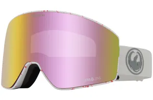 Dragon PXV2 Snow Goggles Reused/ Lumalens Pink Ion   Lumalens Dark Smoke