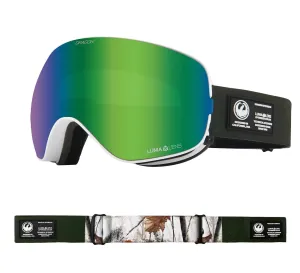 Dragon X2S Snow Goggles 2022 Alpine Camo / Lumalens Green Ion   Spare Lens