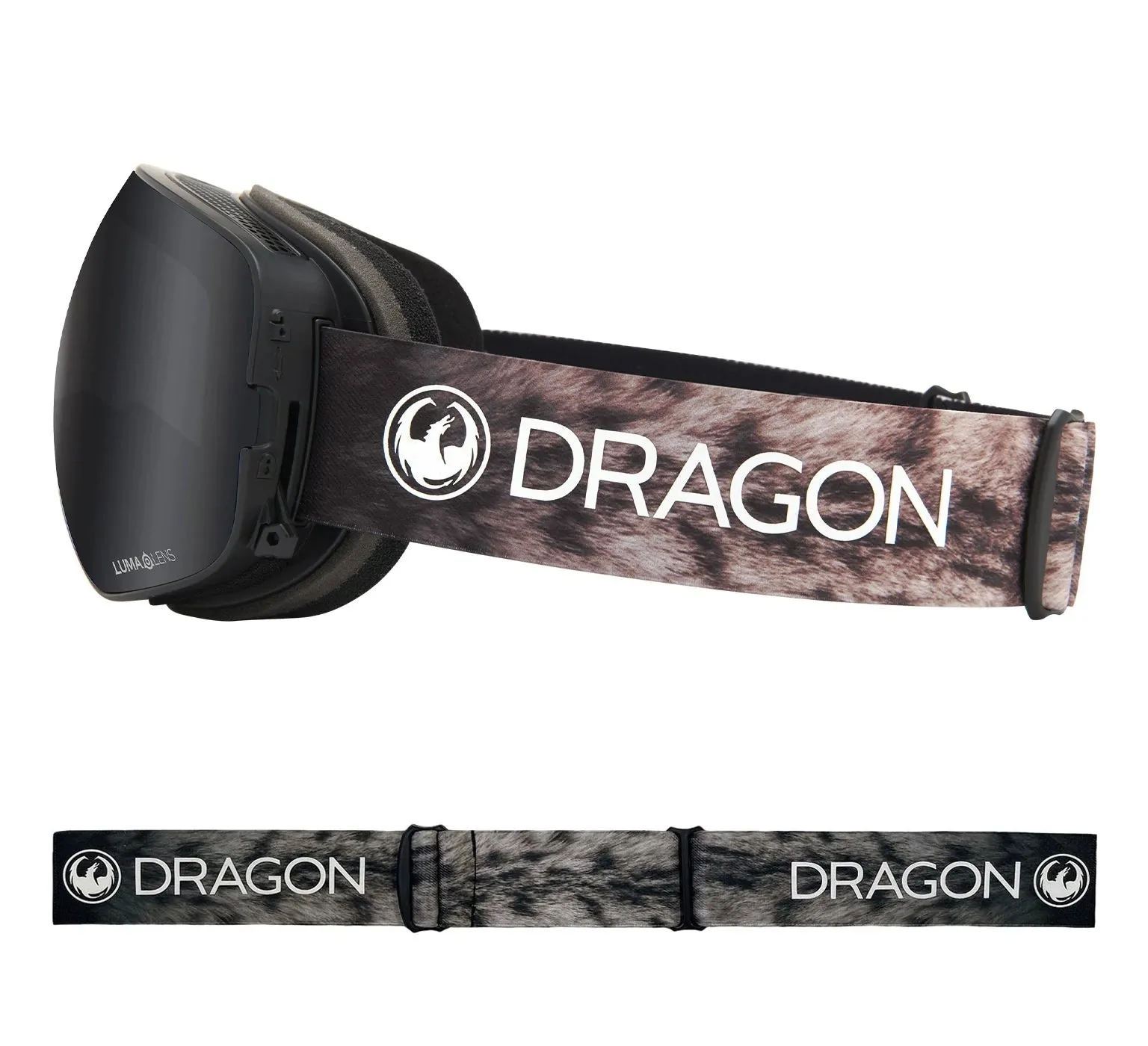 Dragon X2S Snow Goggles 2022 Snow Leopard / Lumalens Dark Smoke  Spare Lens