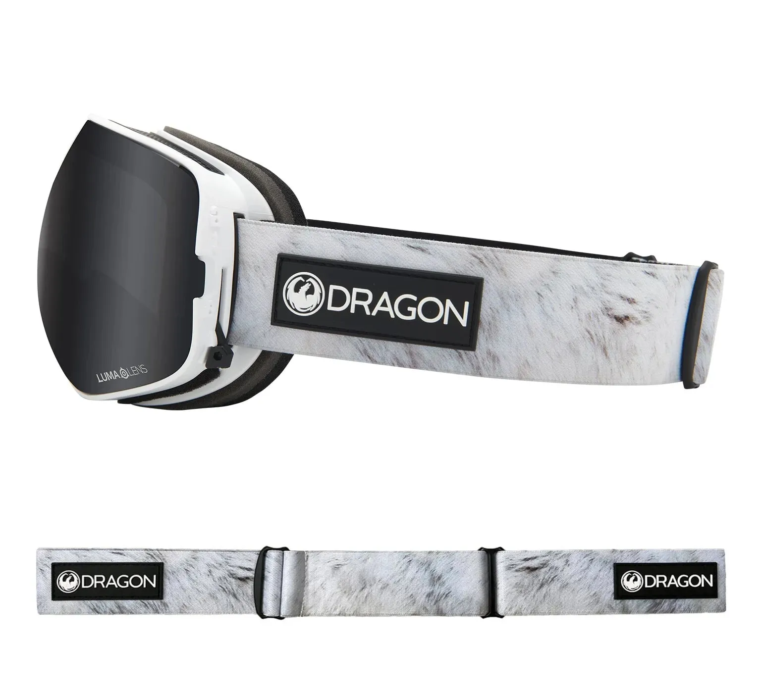Dragon X2S Snow Goggles 2022 Winter Hare / Lumalens Dark Smoke   Spare Lens