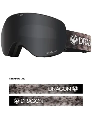 Dragon X2S Snow Goggles Snow Leopard / Lumalens Dark Smoke   Spare Lens