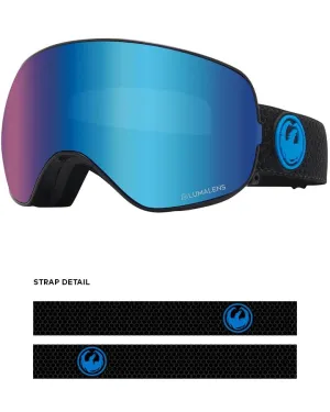 Dragon X2S Snow Goggles Split / Lumalens Blue Ion   Spare Lens
