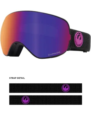 Dragon X2S Snow Goggles Split / Lumalens Purple Ion   Spare Lens