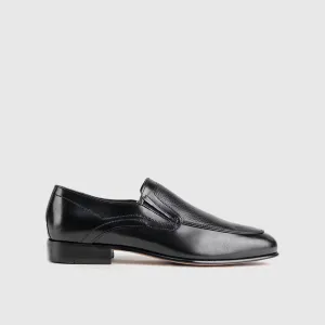 Dress Comfort Slip Ons 6934 Black Deer Skin