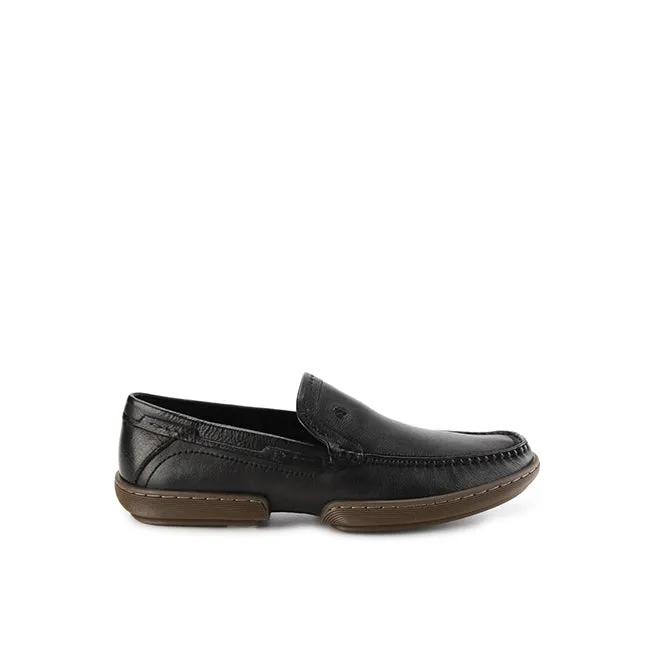 Dymond Loafer In Black Leather