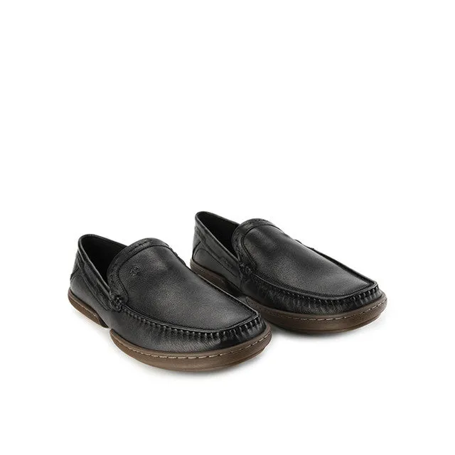 Dymond Loafer In Black Leather