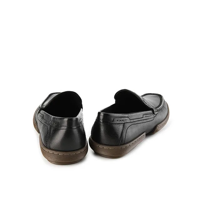 Dymond Loafer In Black Leather